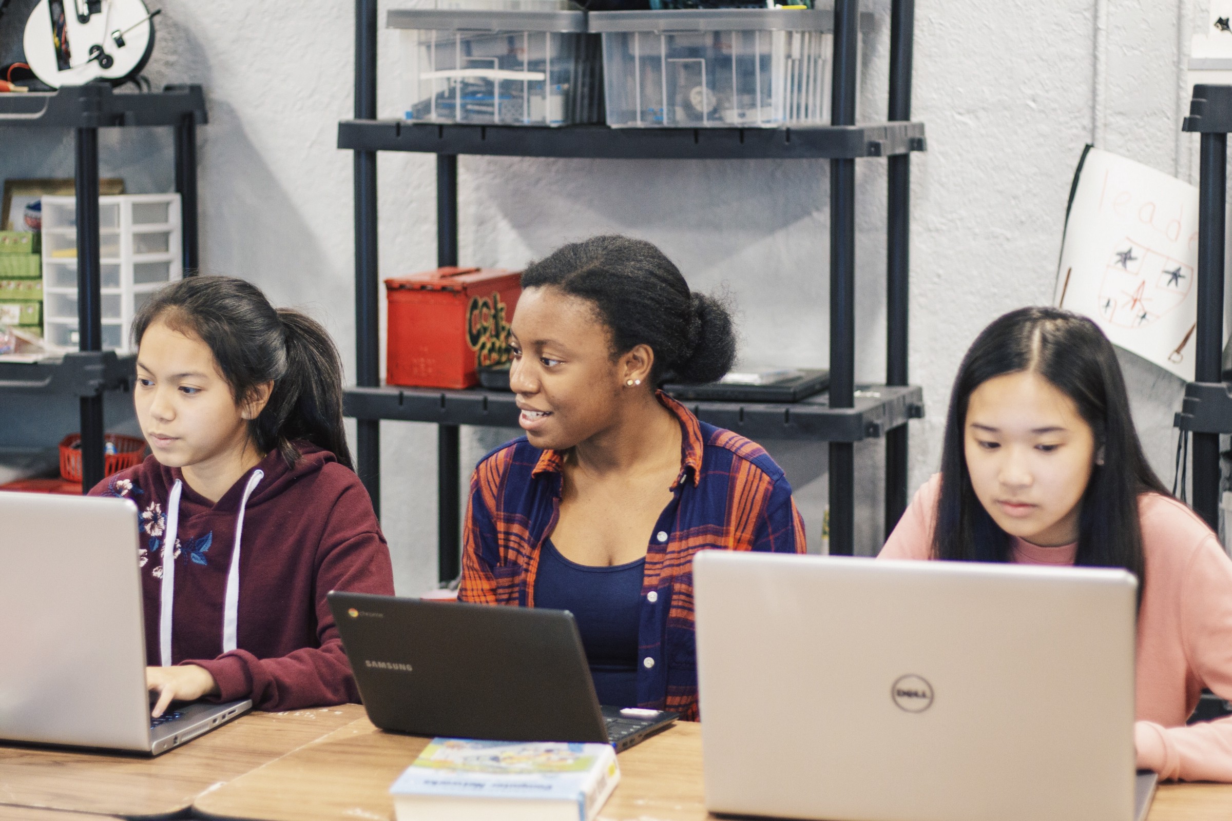 Nakeya teaching a CCW Python lab